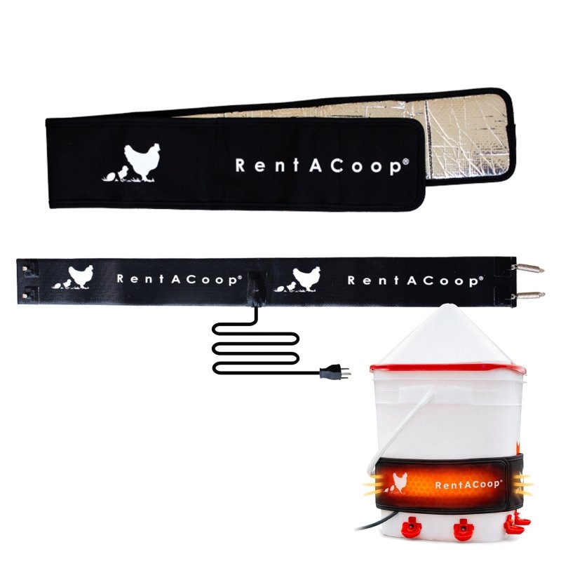 RentACoop Thermo Bucket Belt heated strap for 2 to 5 gallon waterers