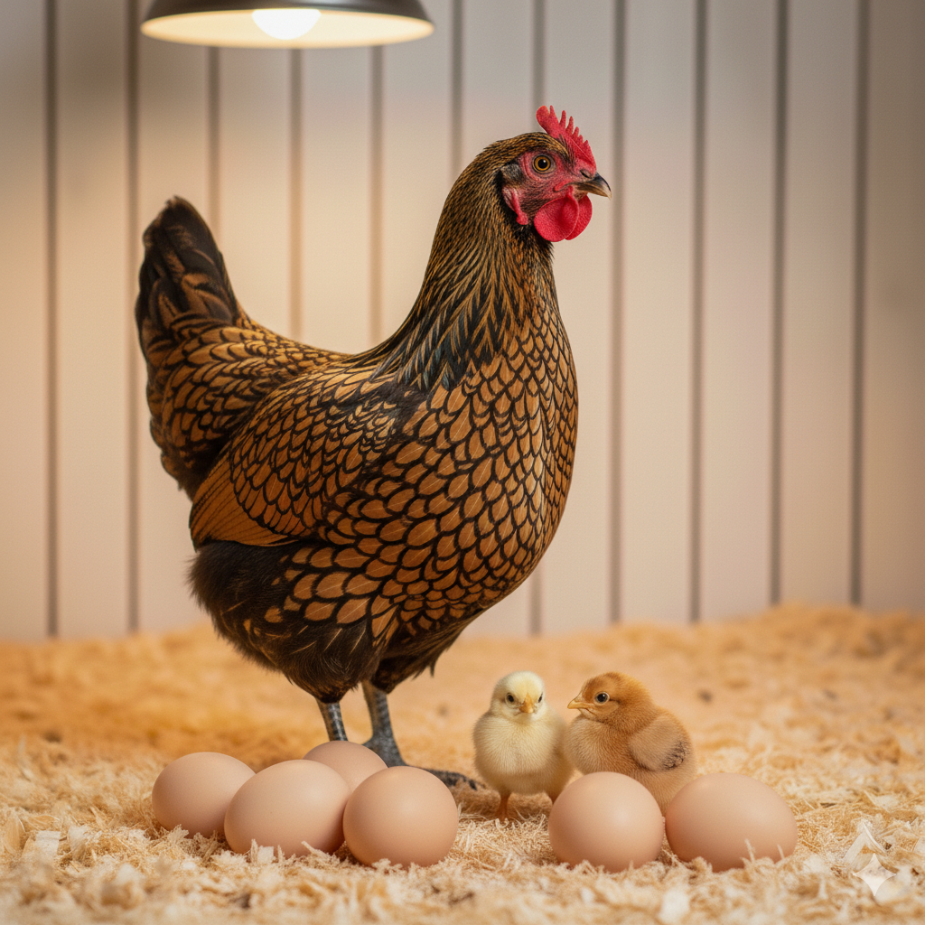 Golden Laced Wyandotte — Day-Old Chicks