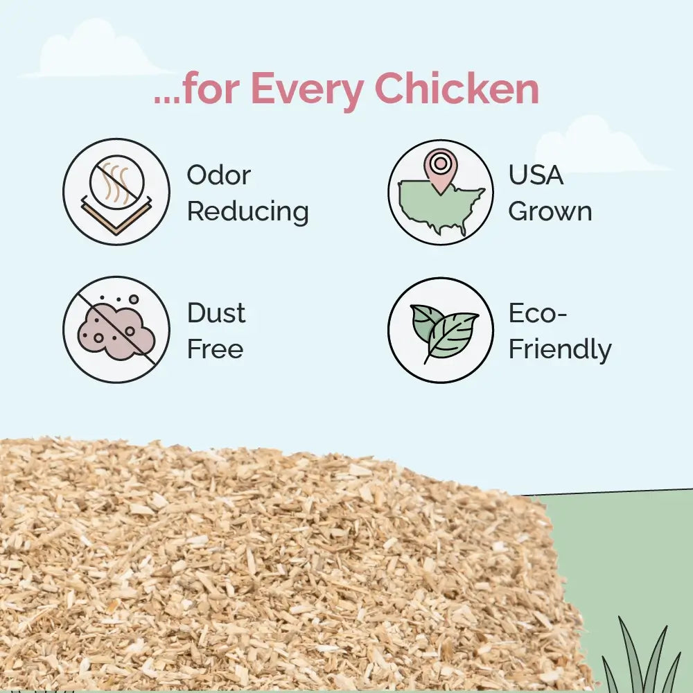 Hemp bedding is odor reducing, dust free, USA grown and eco-friendly
