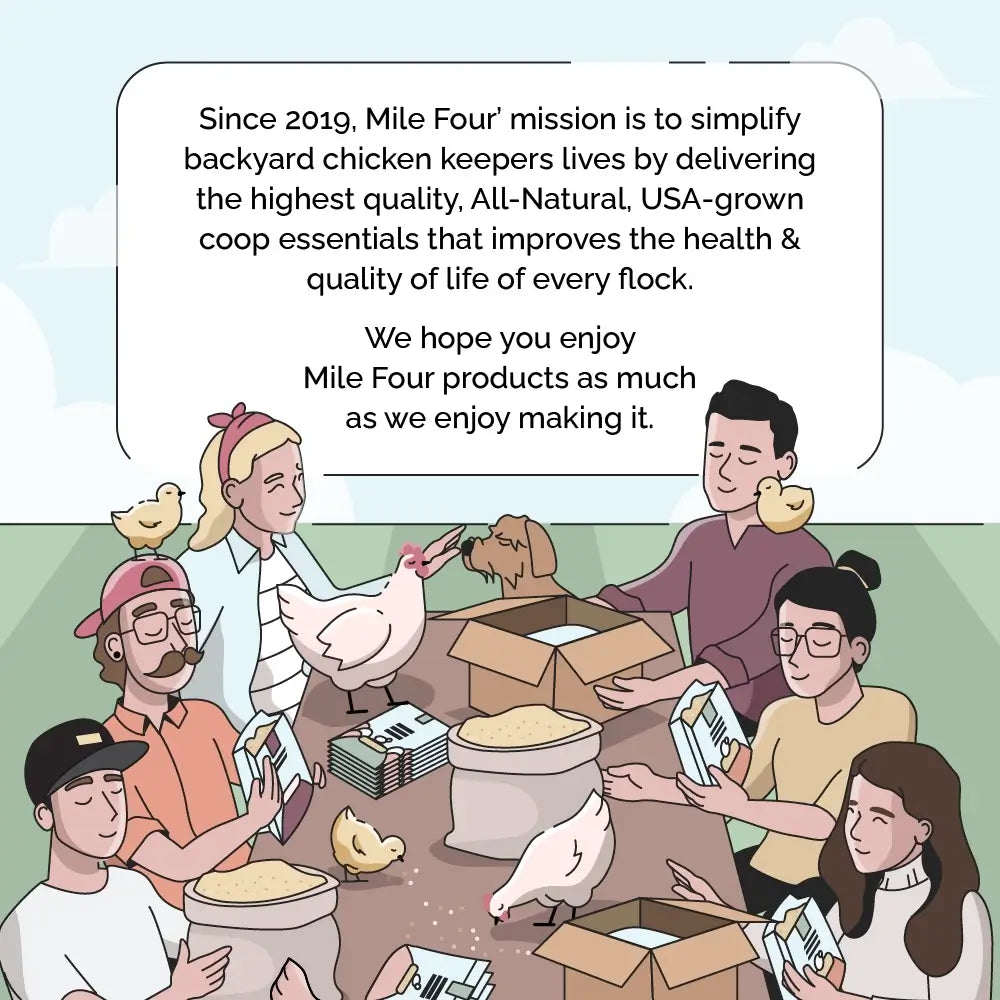 Mile Four family-owned company mission illustration