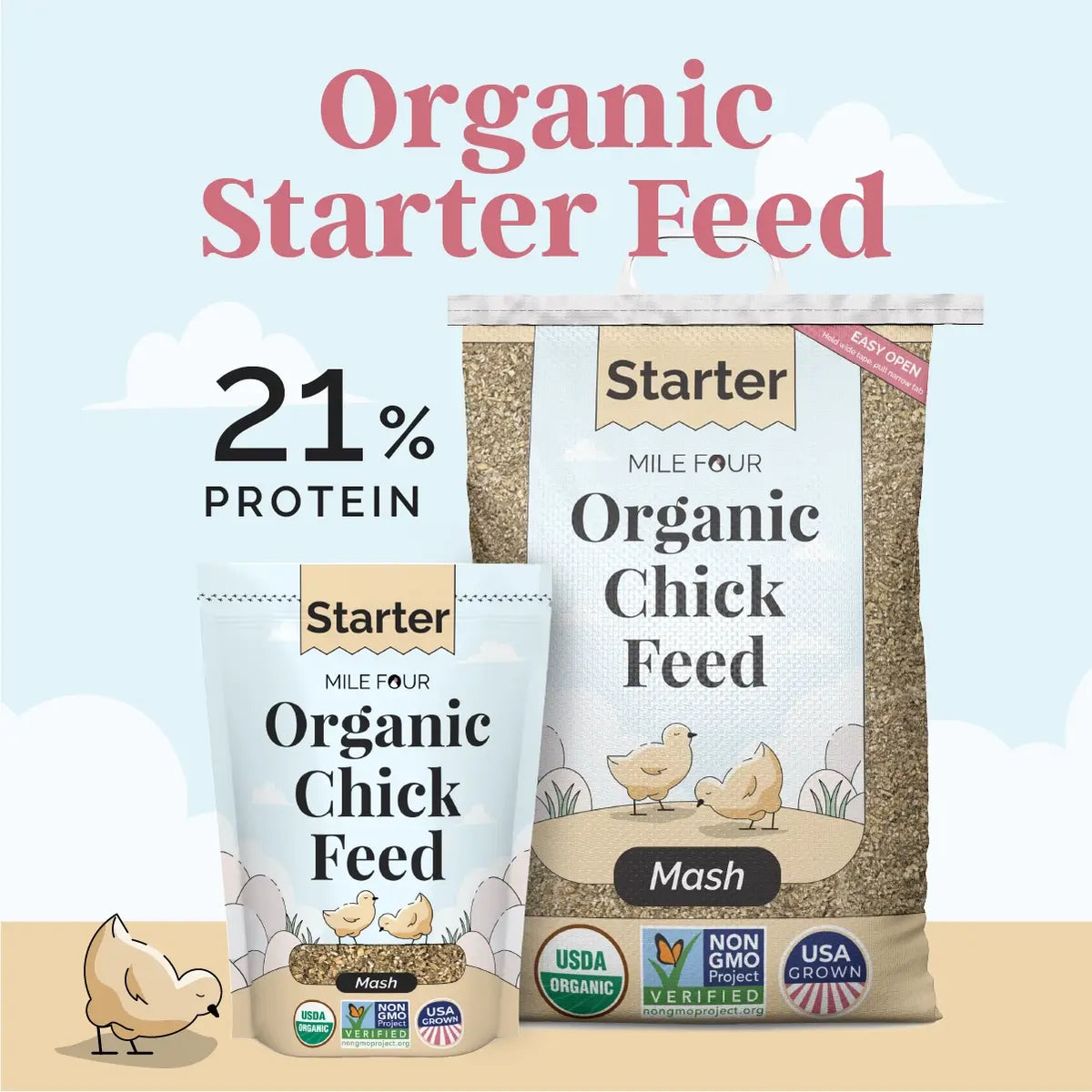 Starter Organic Chick Feed