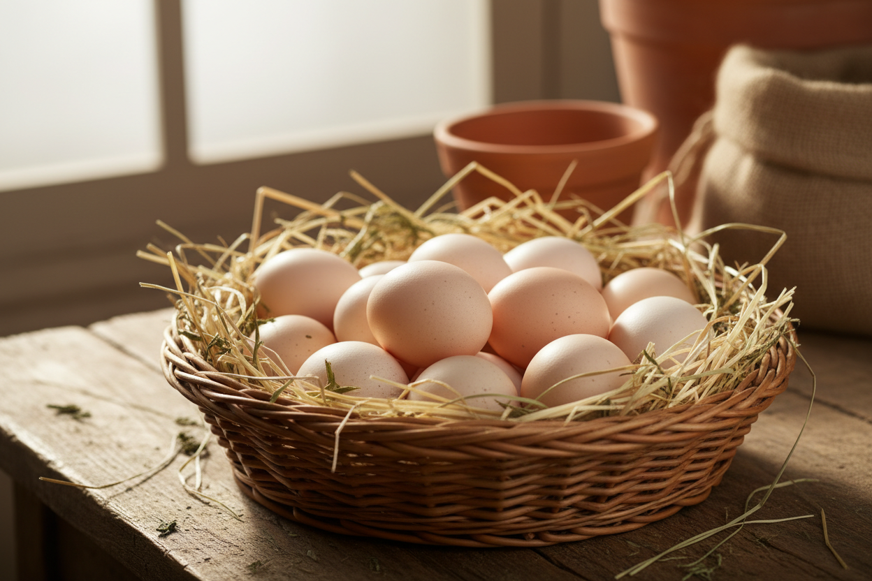 Salmon Faverolle Hatching Eggs
