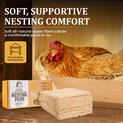 Premium Aspen Nesting Pads
