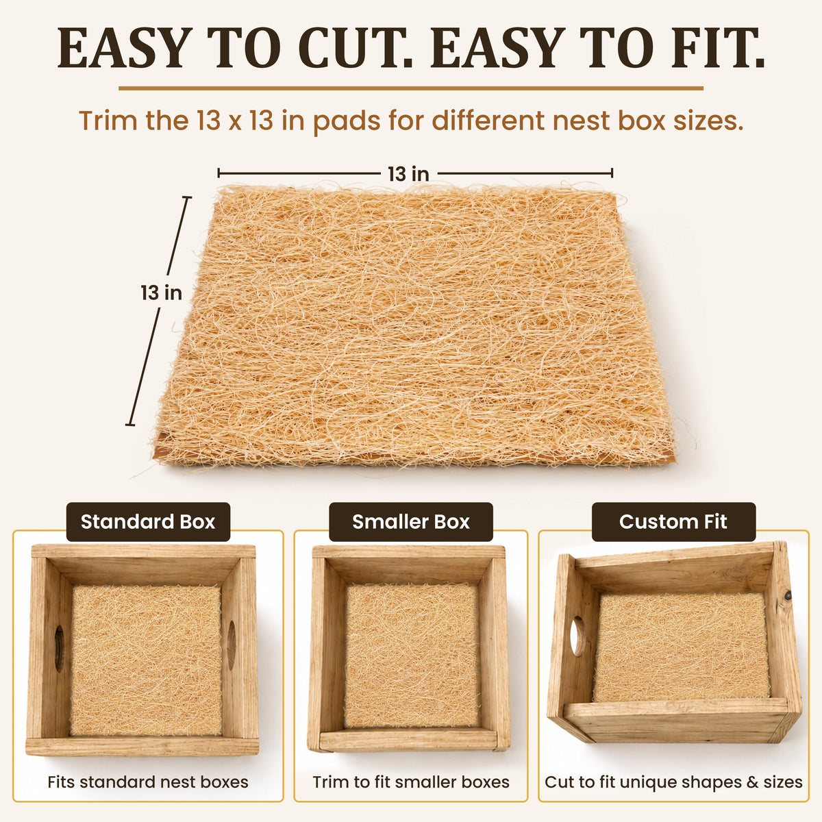 Premium Aspen Nesting Pads