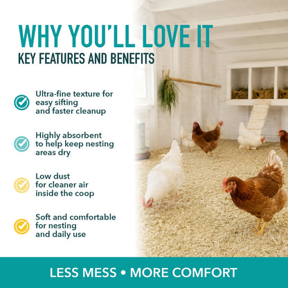 Cozy Coop™ Premium Siftable Hemp Bedding