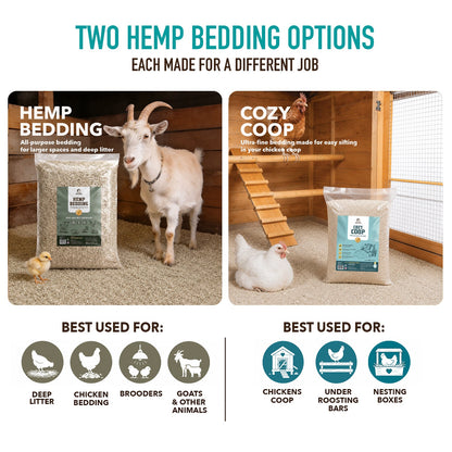 Cozy Coop™ Premium Siftable Hemp Bedding