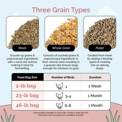 Big Flock Bundle | 2 Months of Organic Feed, Grit & Oyster Shell for 20 Layer Hens