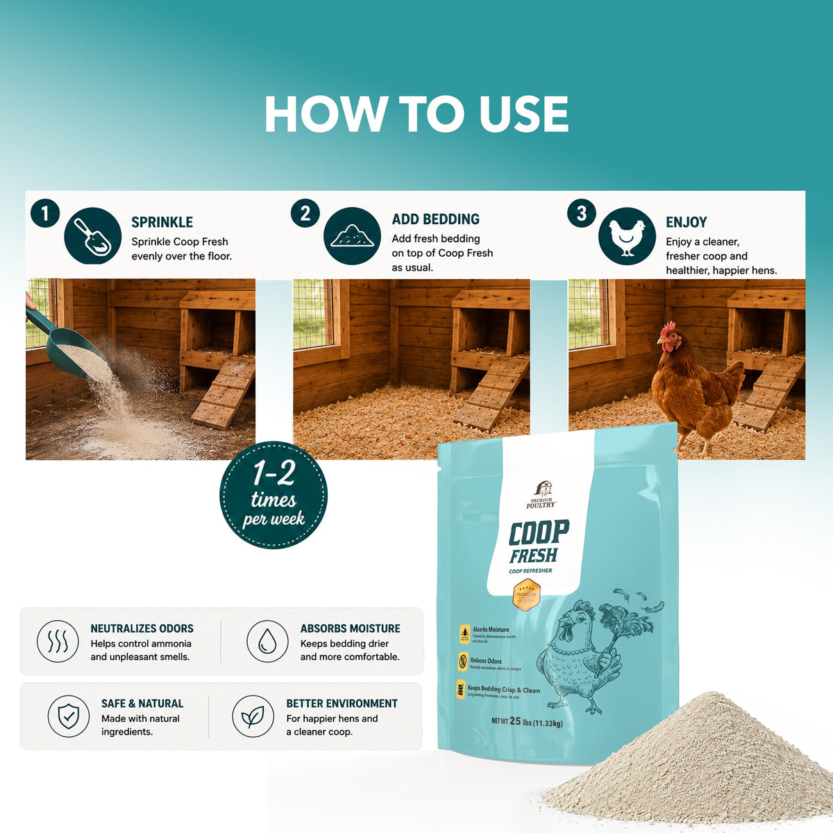 Coop Fresh™ Coop Deodorizer