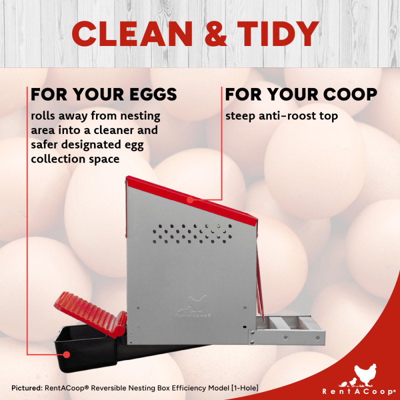 RentACoop Roll-Out Reversible Nesting Box Efficiency
