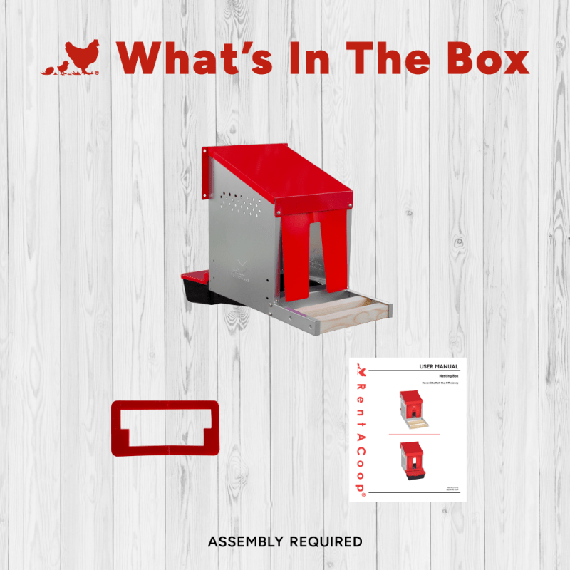 RentACoop Roll-Out Reversible Nesting Box Efficiency