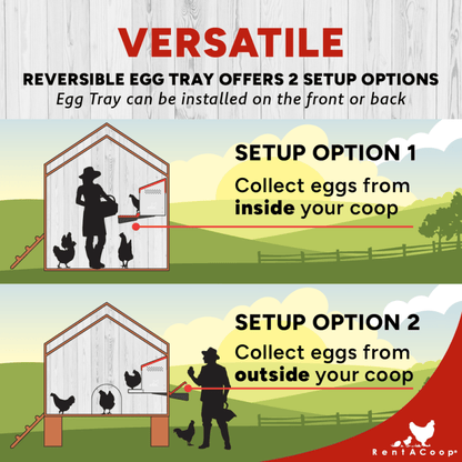 RentACoop Roll-Out Reversible Nesting Box Efficiency