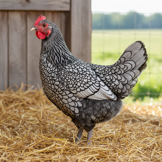 Silver Laced Wyandotte Pullet